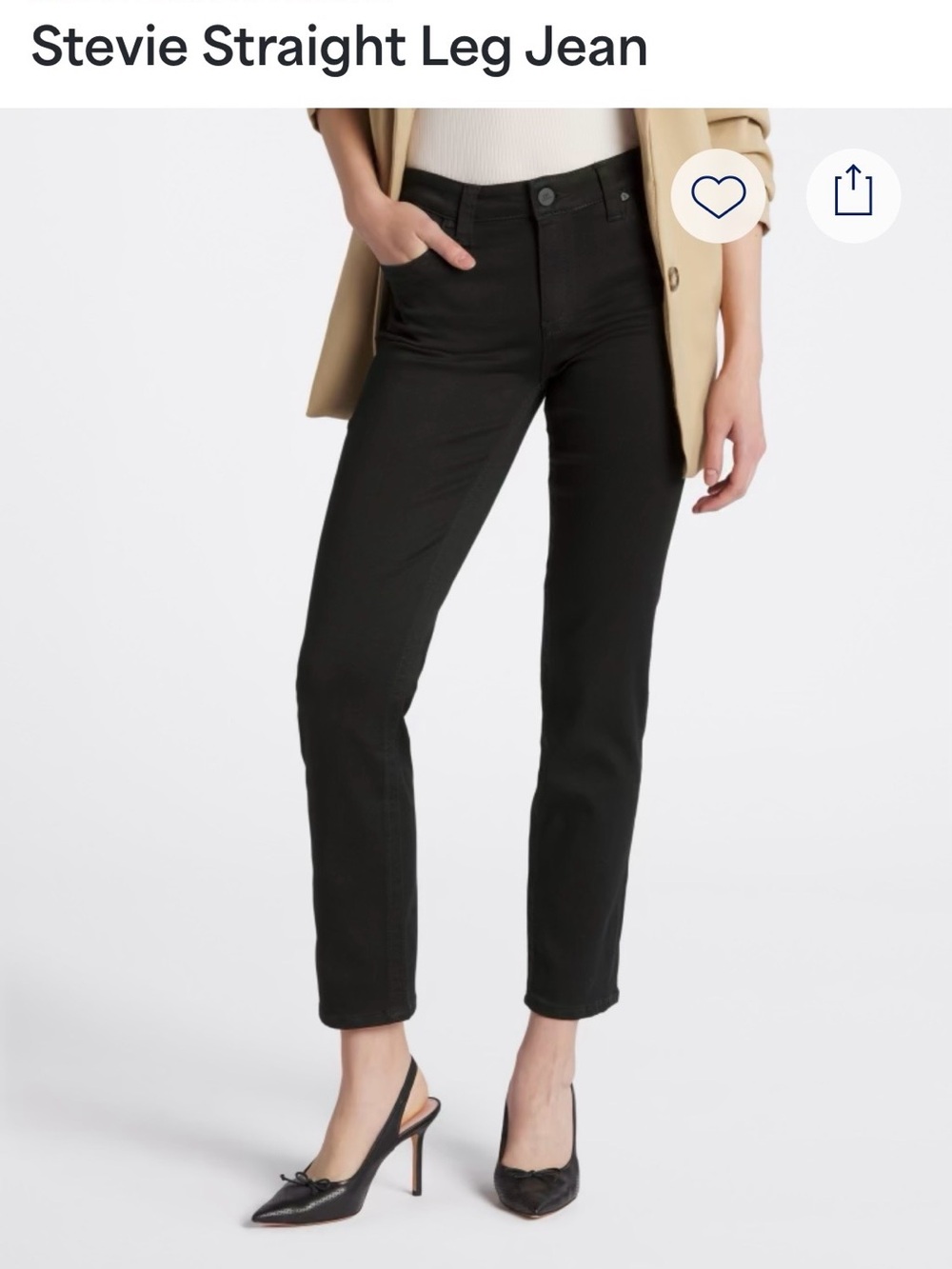 Kut from the Kloth Black Jeans - Classic Fit